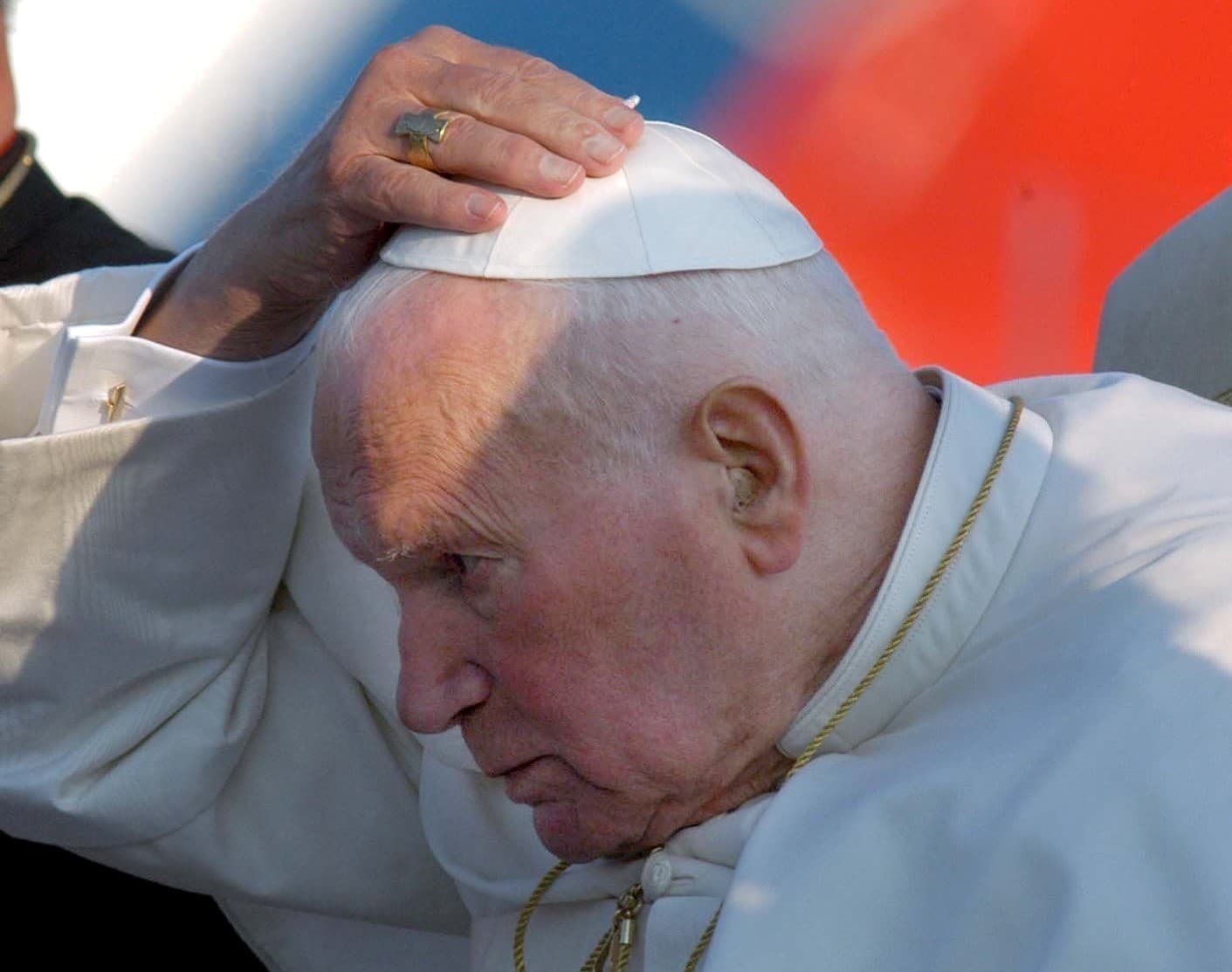 Pápež Ján Pavol II. počas návštevy Slovenska. Foto: TASR