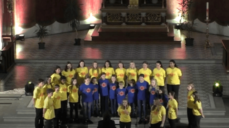 Dlhá noc kostolov, Rakúsko. Snímka obrazovky youtube Lange Nacht der Kirchen