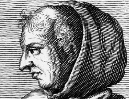Svätý Albert Veľký. Dobová rytina. Zdroj: Wikipedia
