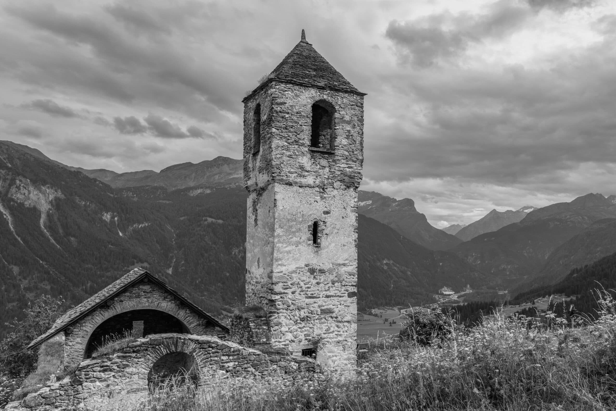 Ruiny kostola vo Švajčiarsku, ilustračná fotografia. Zdroj: Pexels