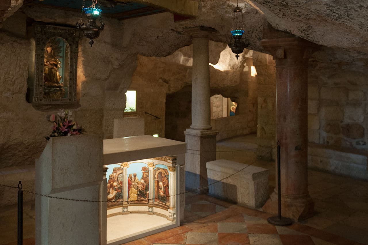 Jaskyňa mlieka v Betleheme. Zdroj: wikimedia commons, GFDL 1.2