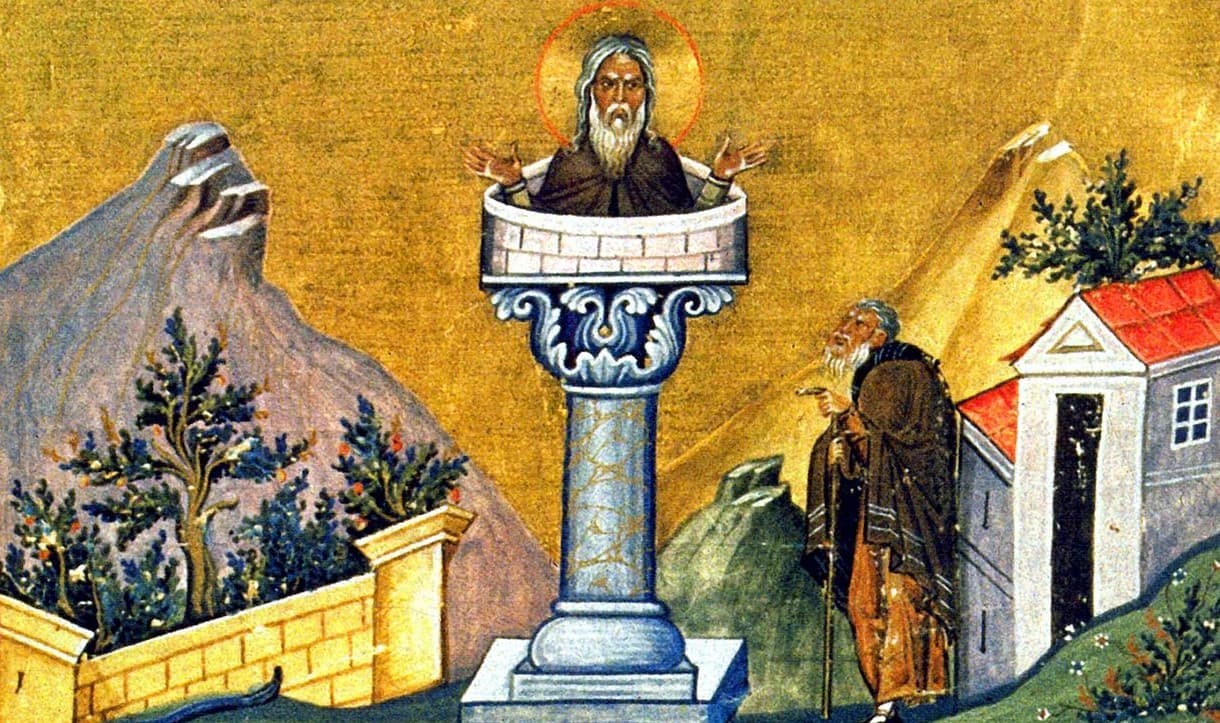 Meno získal od mnícha a svätosť na stĺpe: prepodobný Daniel Stĺpnik