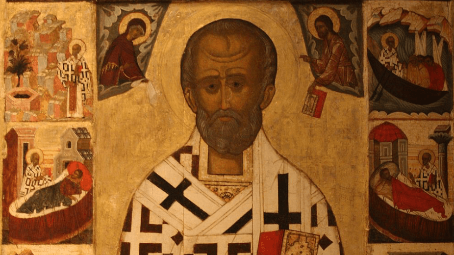 Svätý arcibiskup Mikuláš, ikona. Zdroj: Wikimedia