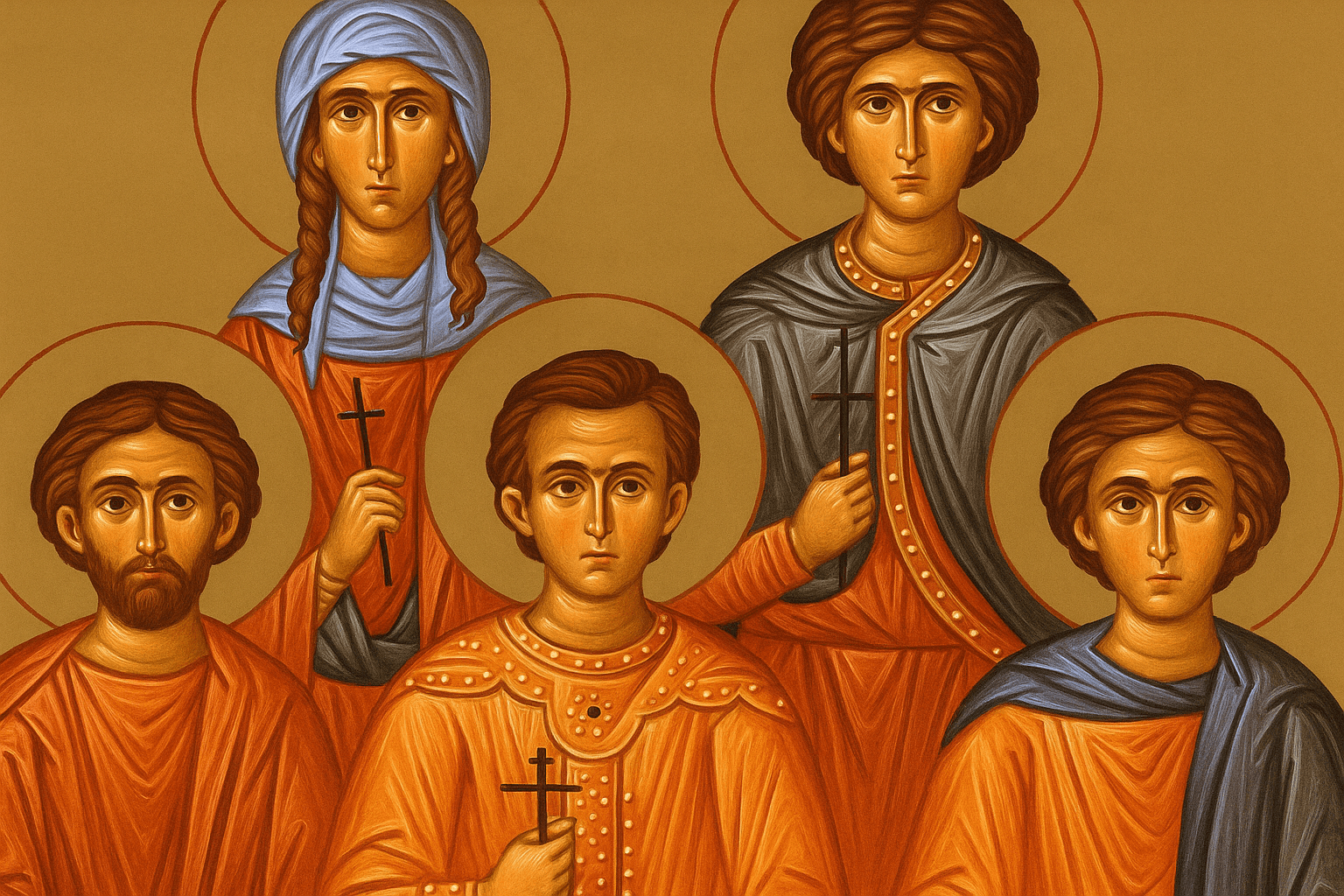 Svätí mučeníci Peter, Dionýz, Andrej, Pavol, Kristína a ďalší svedkovia viery počas déciovského prenasledovania