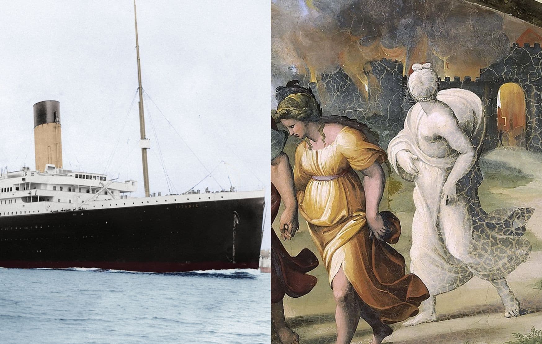 Lótova žena a Titanic: Dva príbehy, jedna otázka