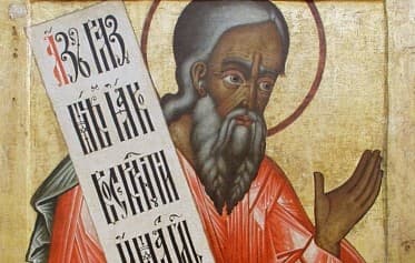 Svätý prorok Aggeus: Dôvodom hospodárských problémov je zanedbaný chrám