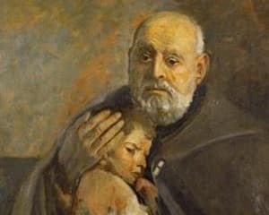 Leon Wyczolkowski: Svätý Albert Chmielowski. Zdroj: wikimedia commons