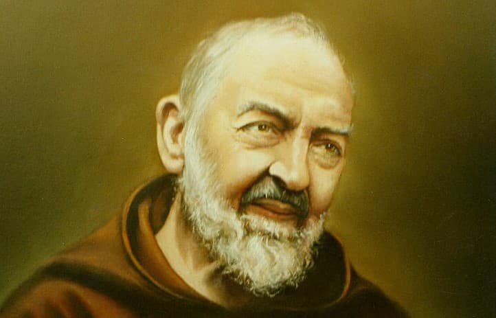 Zbigniew Kotyłło: Svätý Páter Pio, detail. Zdroj: Wikimedia Commons, CC BY-SA 4.0