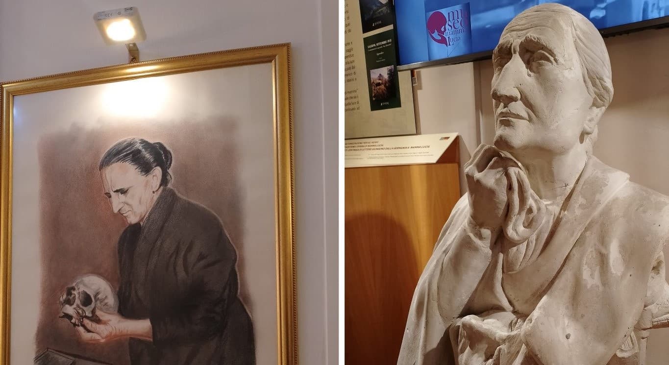 Zábery z talianskeho múzea zriadeného na pamiatku Mammy Lucie. Foto: múzeum v Cava de´Tirreni