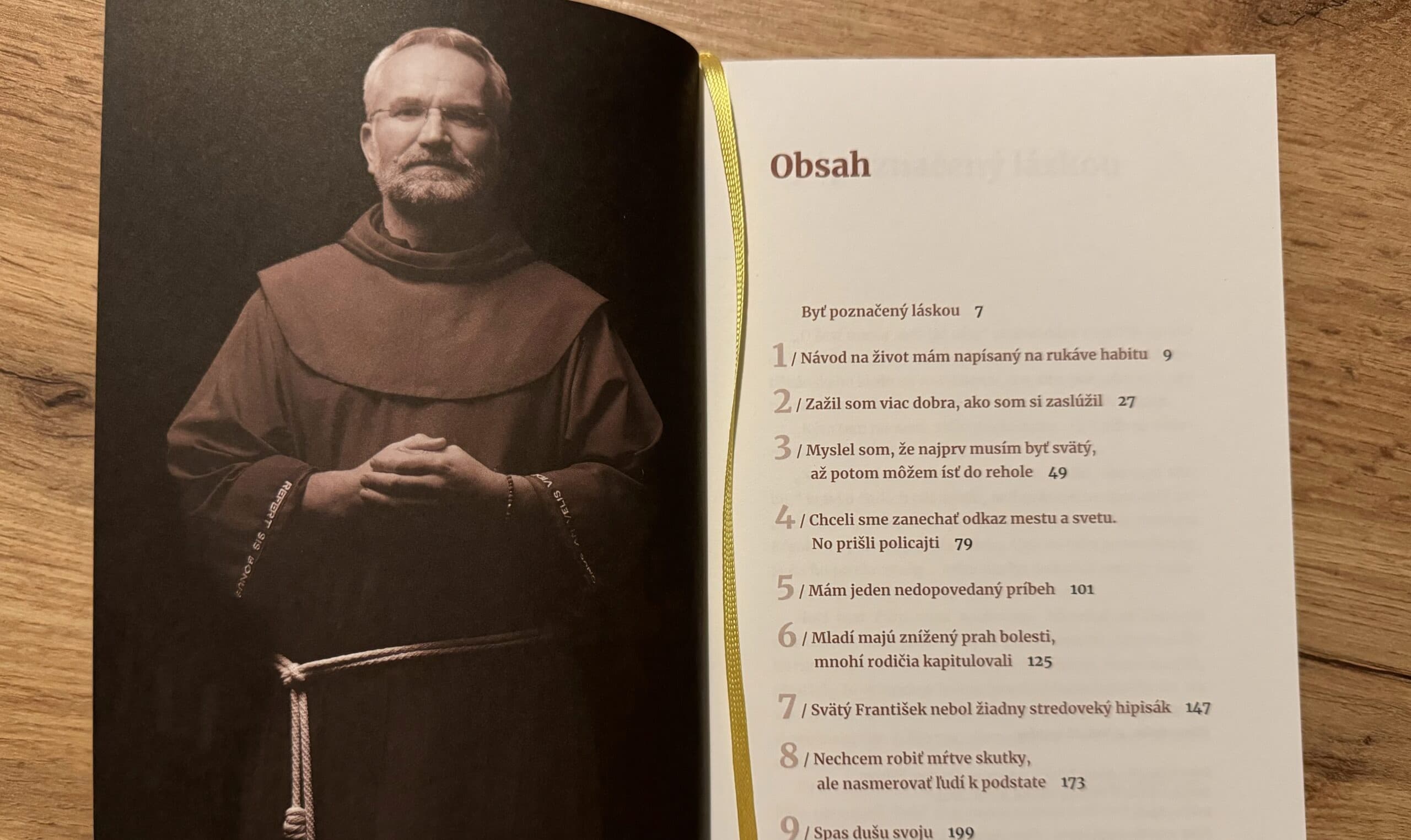 Obsah knihy a fotografia brata Filipa. Zdroj: Redakcia