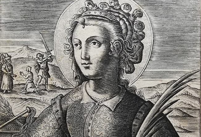 Abraham van Merlen: Svätá mučenica Juliána. Zdroj: wikimedia commons, CC BY-SA 4.0