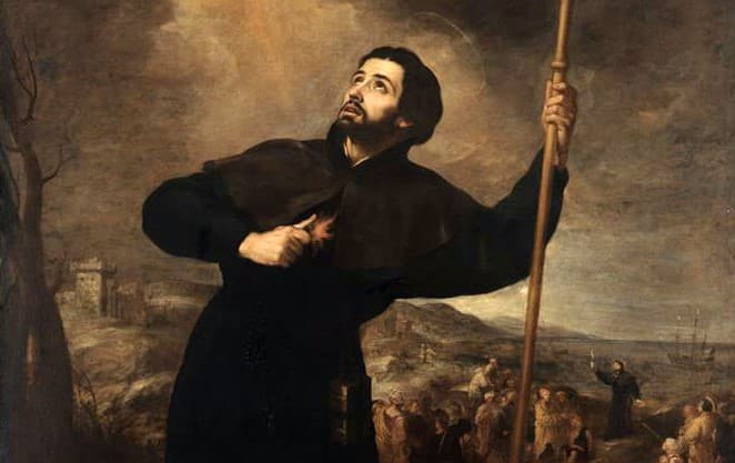 Bartolomé Esteban Murillo: Svätý František Xaverský (1670). Zdroj: wikimedia commons