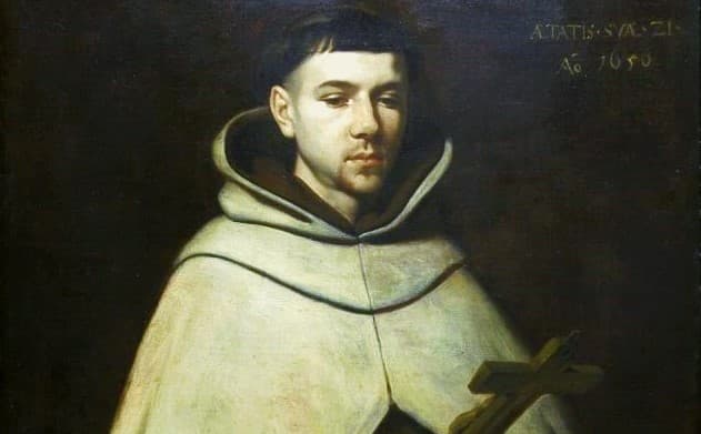 Francisco de Zurbarán (?): Svätý Ján z Kríža, 1656. Zdroj: wikimedia commons