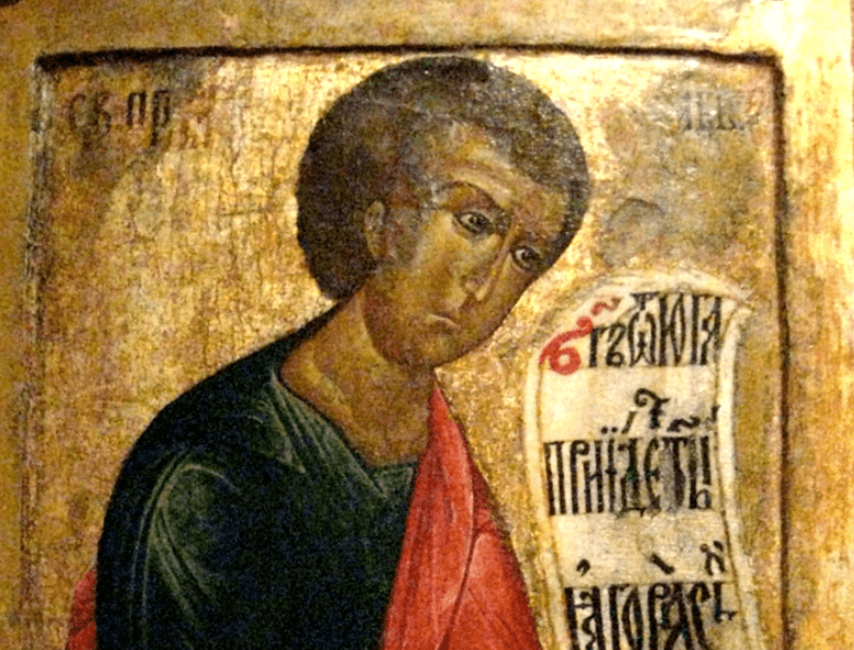 Ikona sv. proroka Habakuka. Zdroj: Wikimedia