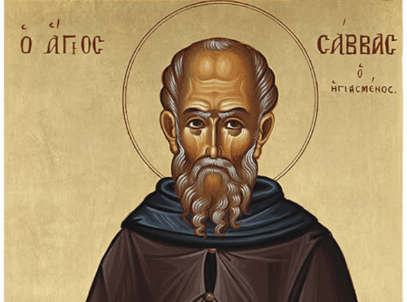 Svätý Sáva Posvätený, ikona. Zdroj: Wikimedia