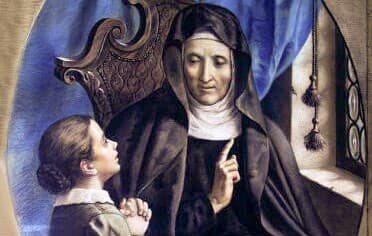 Pietro Calzavacca: Svätá Angela Merici, Merician Museum, Brescia. Zdroj: wikimedia commons