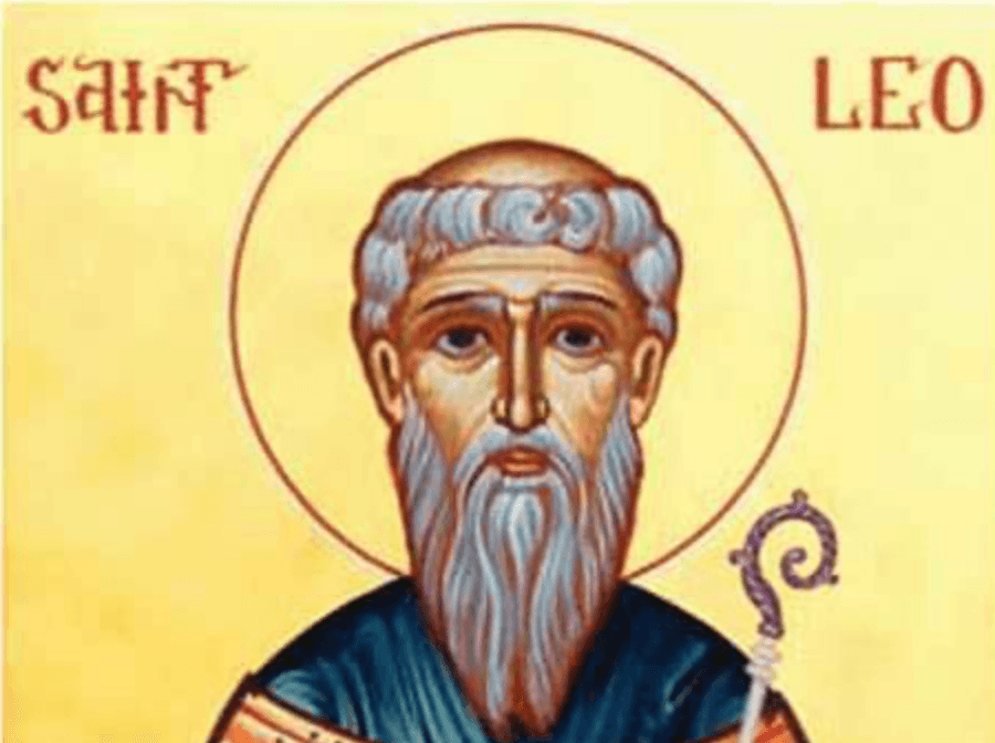 Svätý Lev Katánijský, zobrazenie na ikone. Zdroj: wikimedia commons