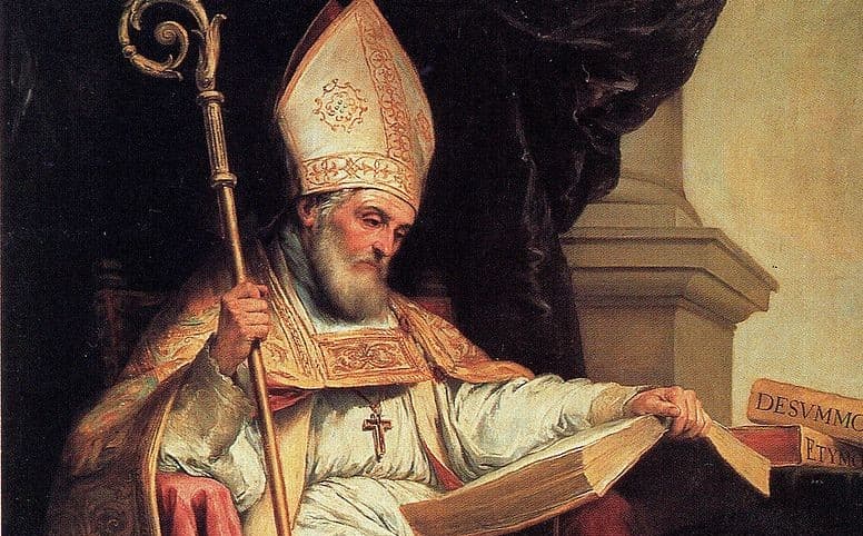 Svätý Izidor zo Sevilly. Zdroj: wikimedia commons