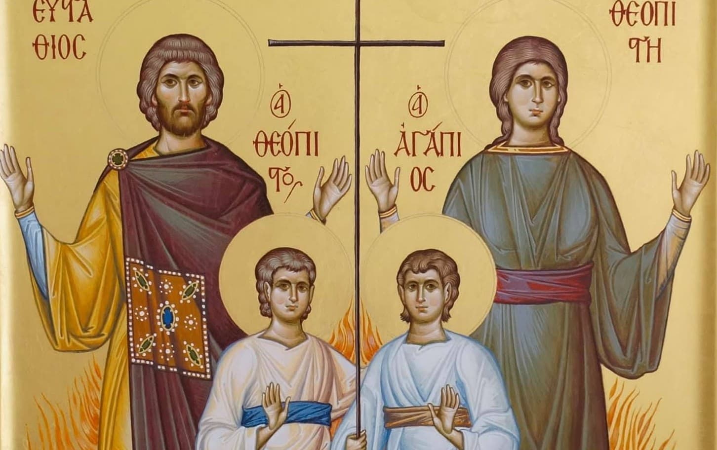 Matýrium svätého Eustatia a jeho rodiny. Zdroj: archív redakcie