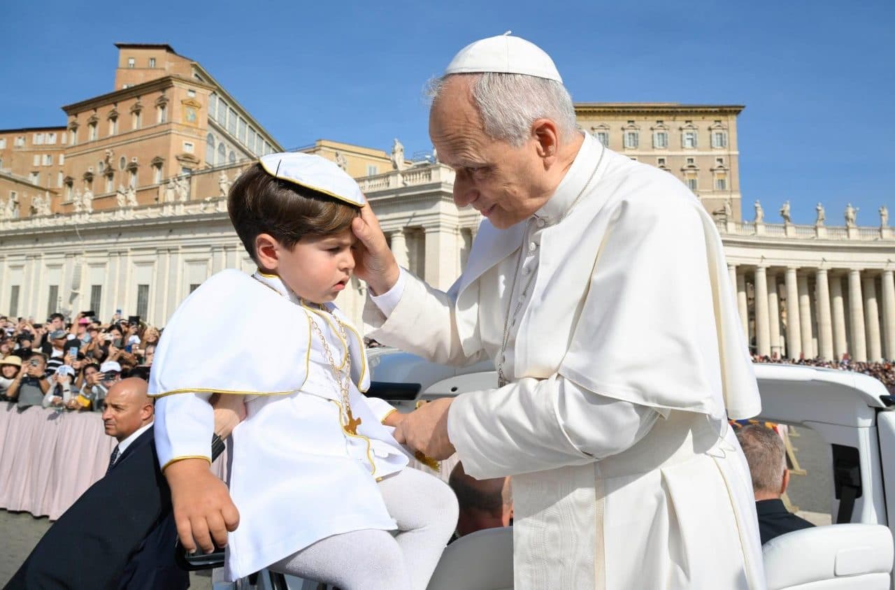 Pápež Lev XIV. počas Generálnej audiencie 17. septembra 2025. Zdroj: Slovenská sekcia Vatican News