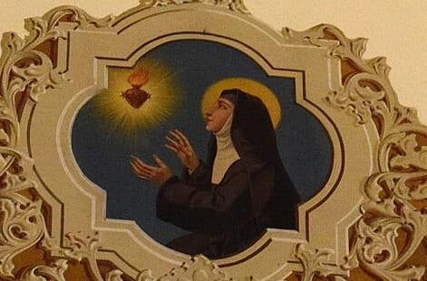 Svätá Margita Mária Alacoque. Zdroj: wikimedia commons