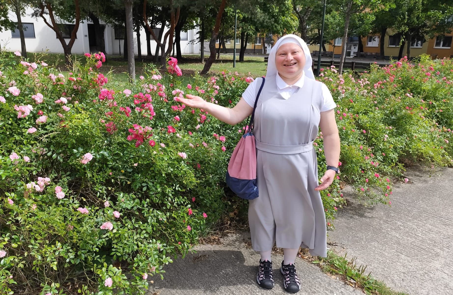 Rehoľná sestra Martina Staňová sa po púti v Assisi uzdravila z neliečiteľného ochorenia oka. Foto: Archív sestry Martiny