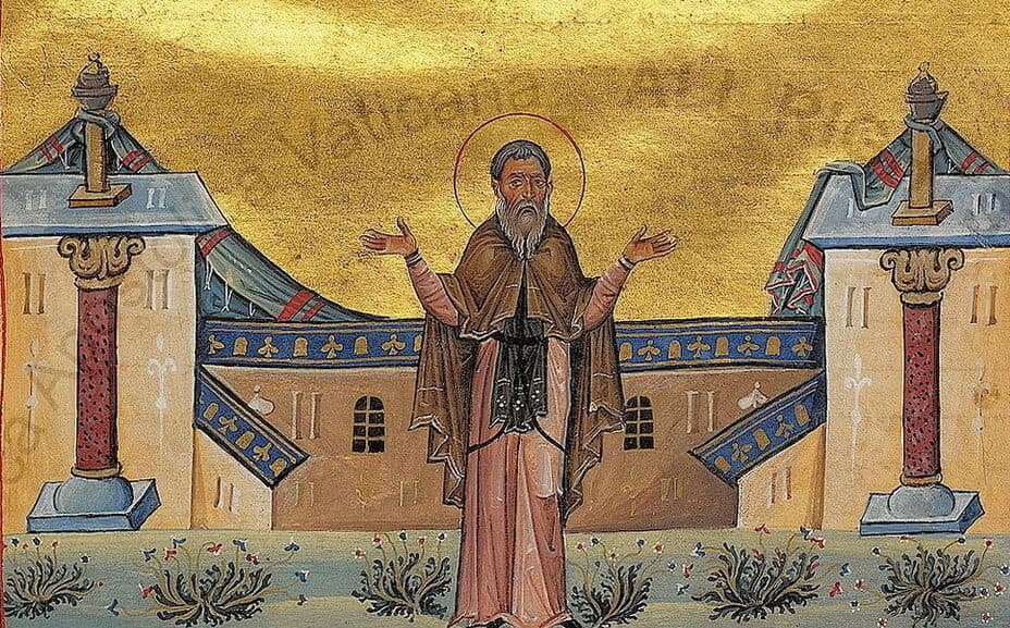 Prepodobný Patapios Divotvorca. Zdroj: wikimedia