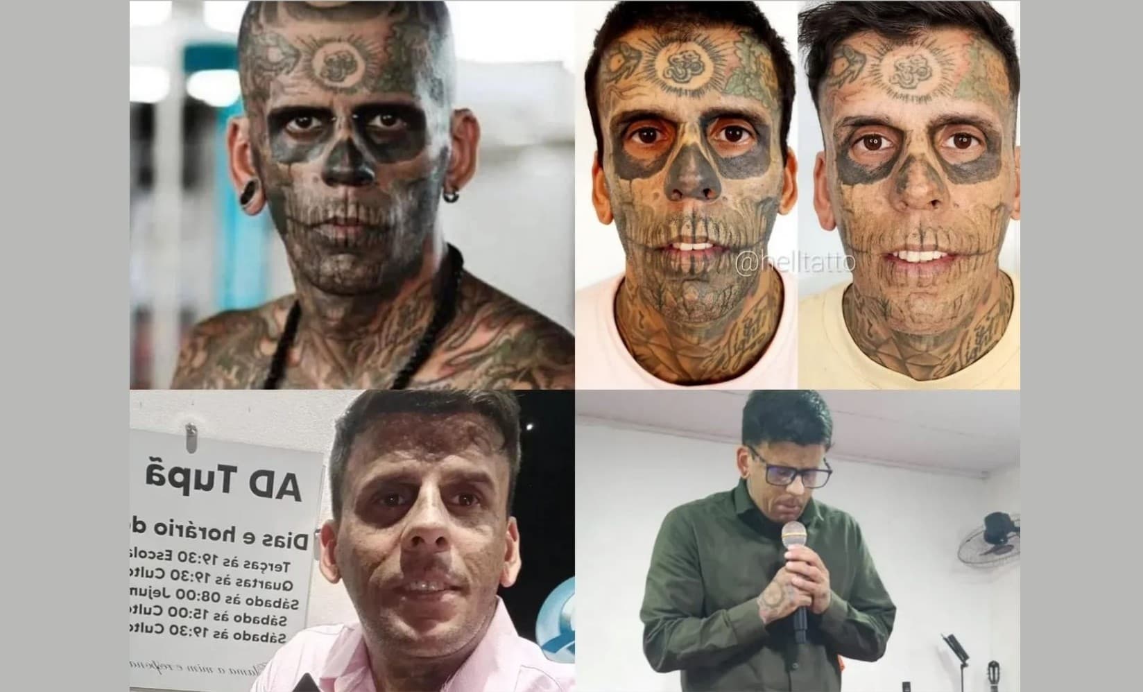 Patril medzi najviac potetovaných ľudí sveta. Dnes káže o Kristovi