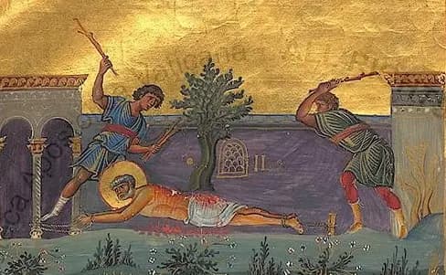 Za dobrotu mučeníctvo: Svätí Sabinus a Papas