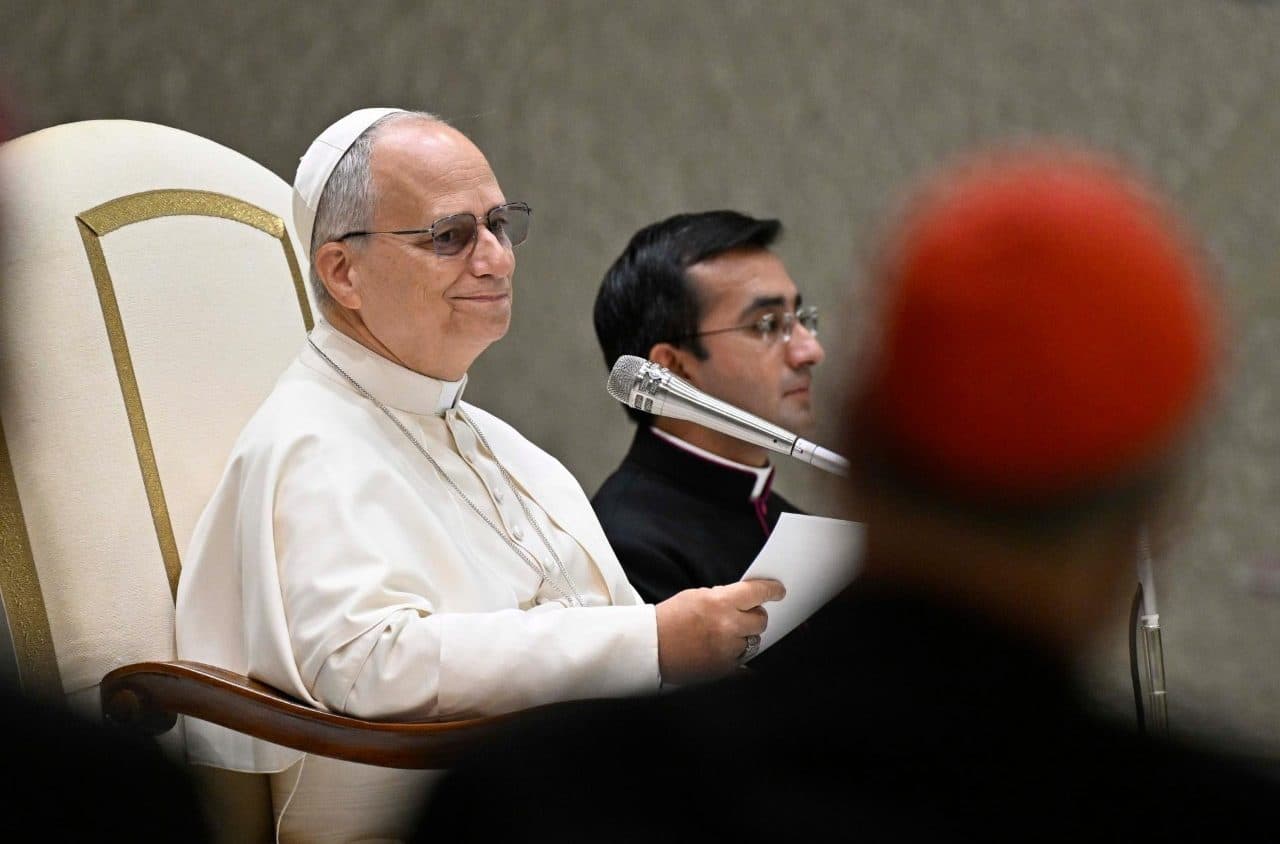 Lev XIV. počas generálnej audiencie 7. januára 2026. Zdroj: Slovenská sekcia Vatican News