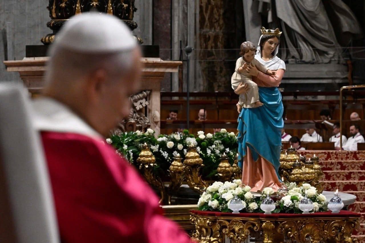 Pápež Lev XIV. počas modlitebnej vigílie za pokoj 11. apríla 2026. Zdroj: Slovenská sekcia Vatican News