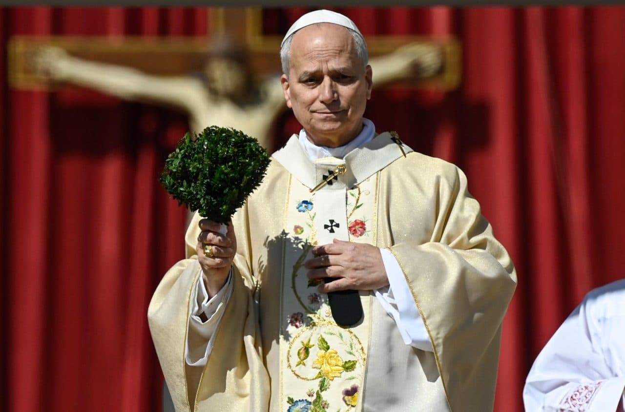 Pápež Lev XIV. počas slávenia svätej omše na Veľkonočnú nedeľu 2026. Zdroj: Slovenská sekcia Vatican News